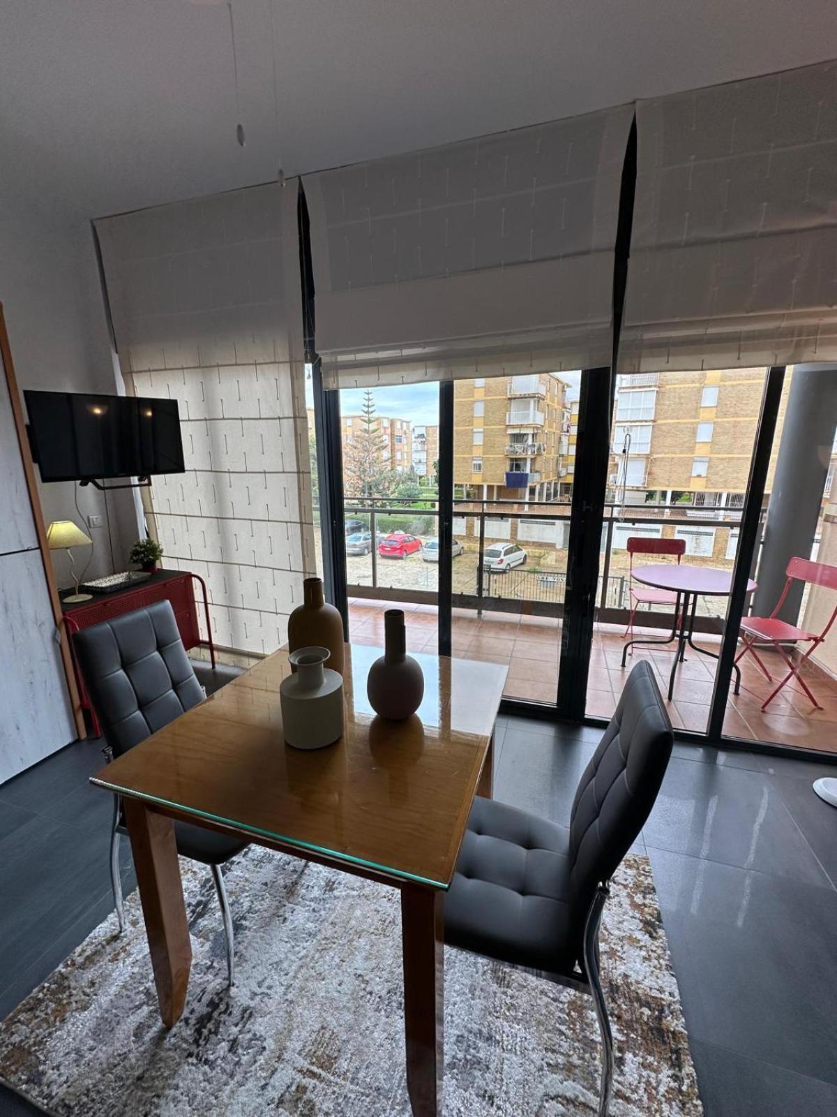 Estudio Con Piscina Y Garaje A 100 Mtr De La Playa Ісла-Крістіна Екстер'єр фото